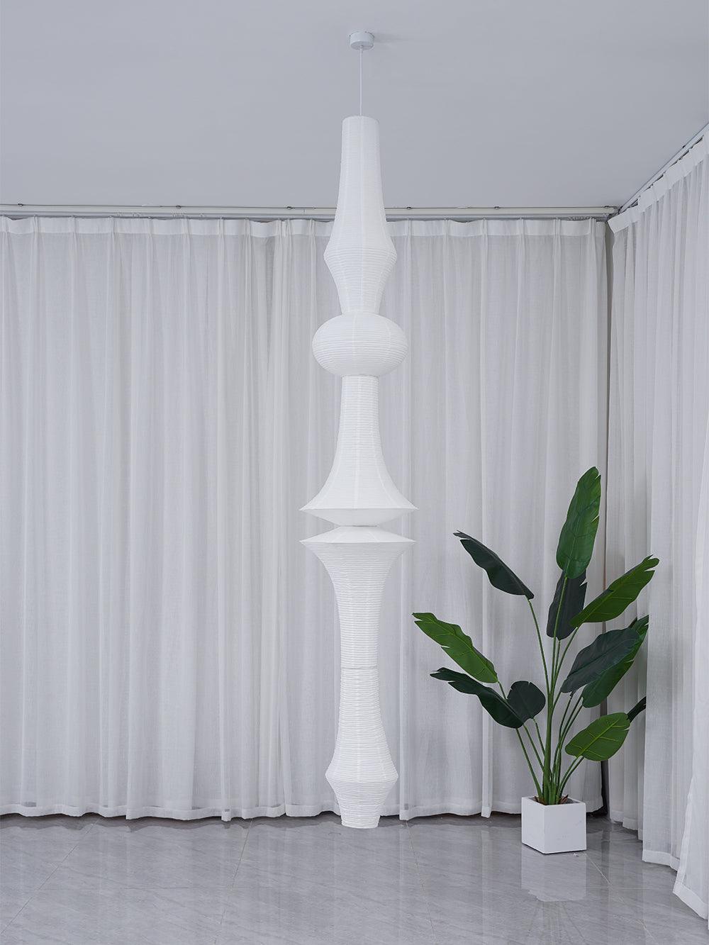 Rice Paper E Pendant Light - Cueteks