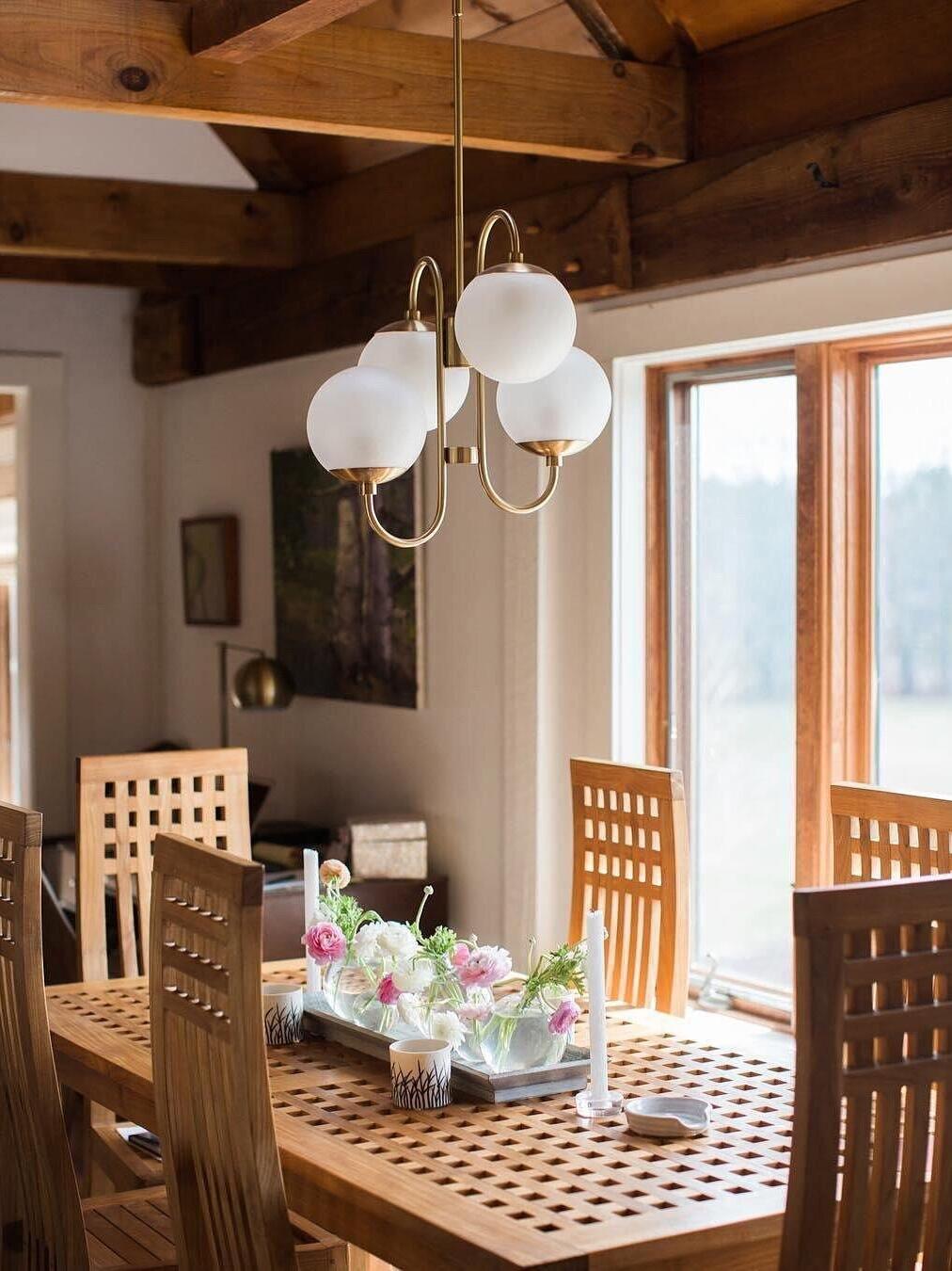 Gooseneck Chandelier - Cueteks