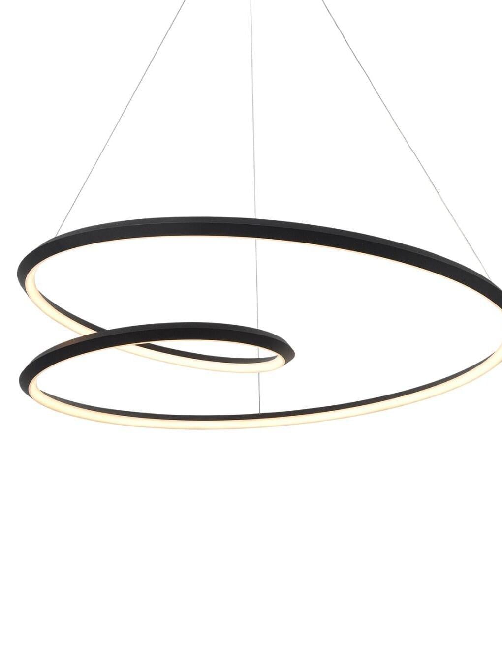Black Ampersand band with a smaller inner loop