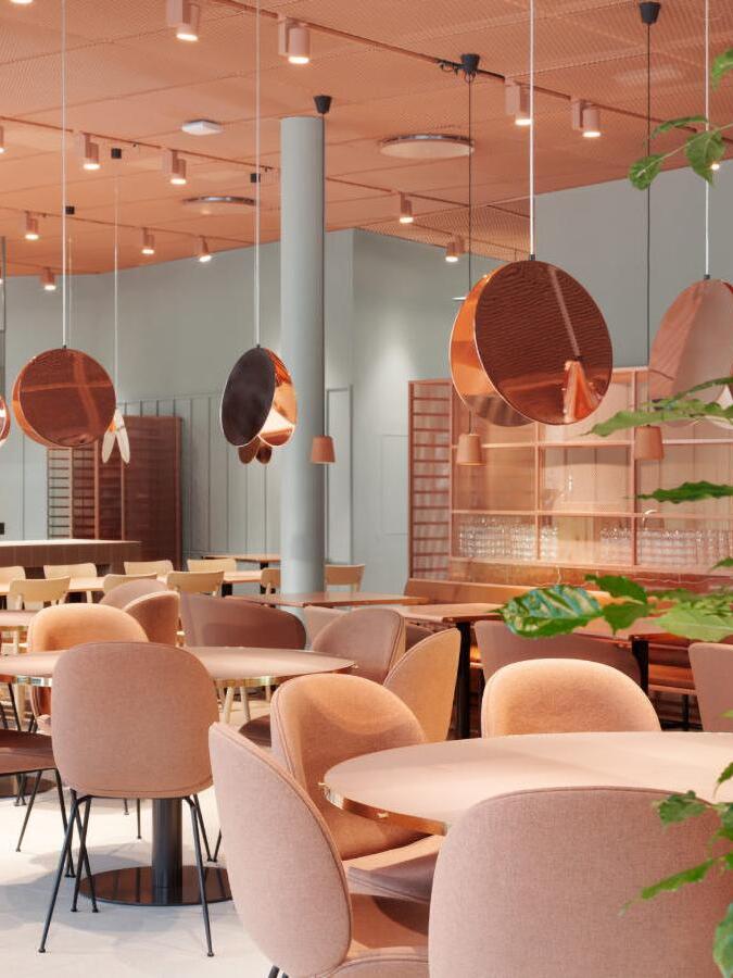 Modern North Metal Disc Pendant Light - Cueteks