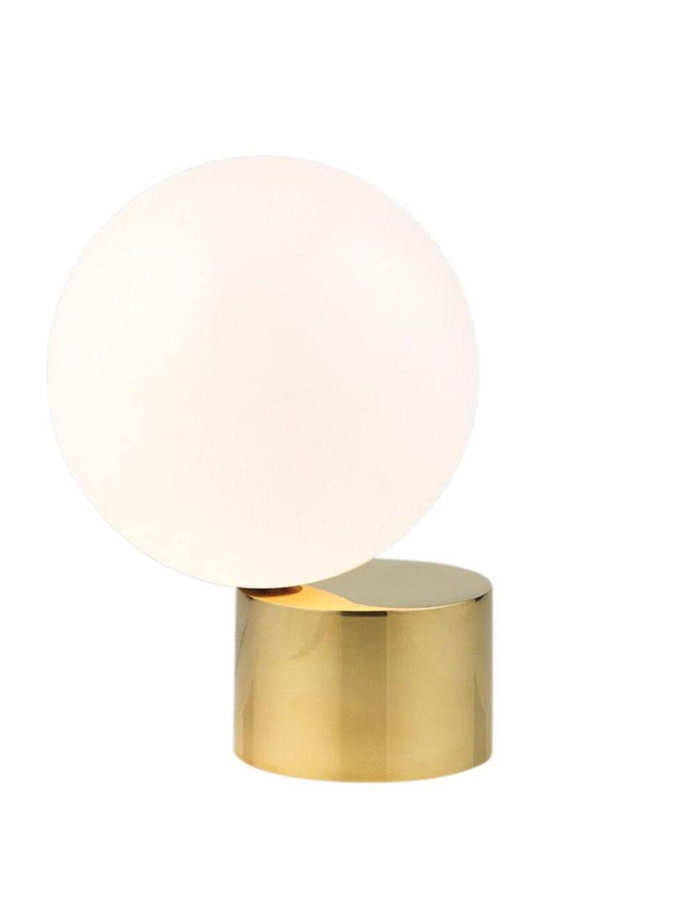 Modern Tip of The Tongue Glass Ball Table Lamp - Cueteks