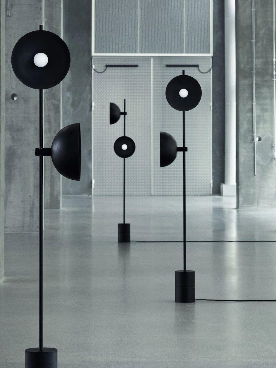 Industrial Black Bowl Shape Studio Floor Lamp - Cueteks