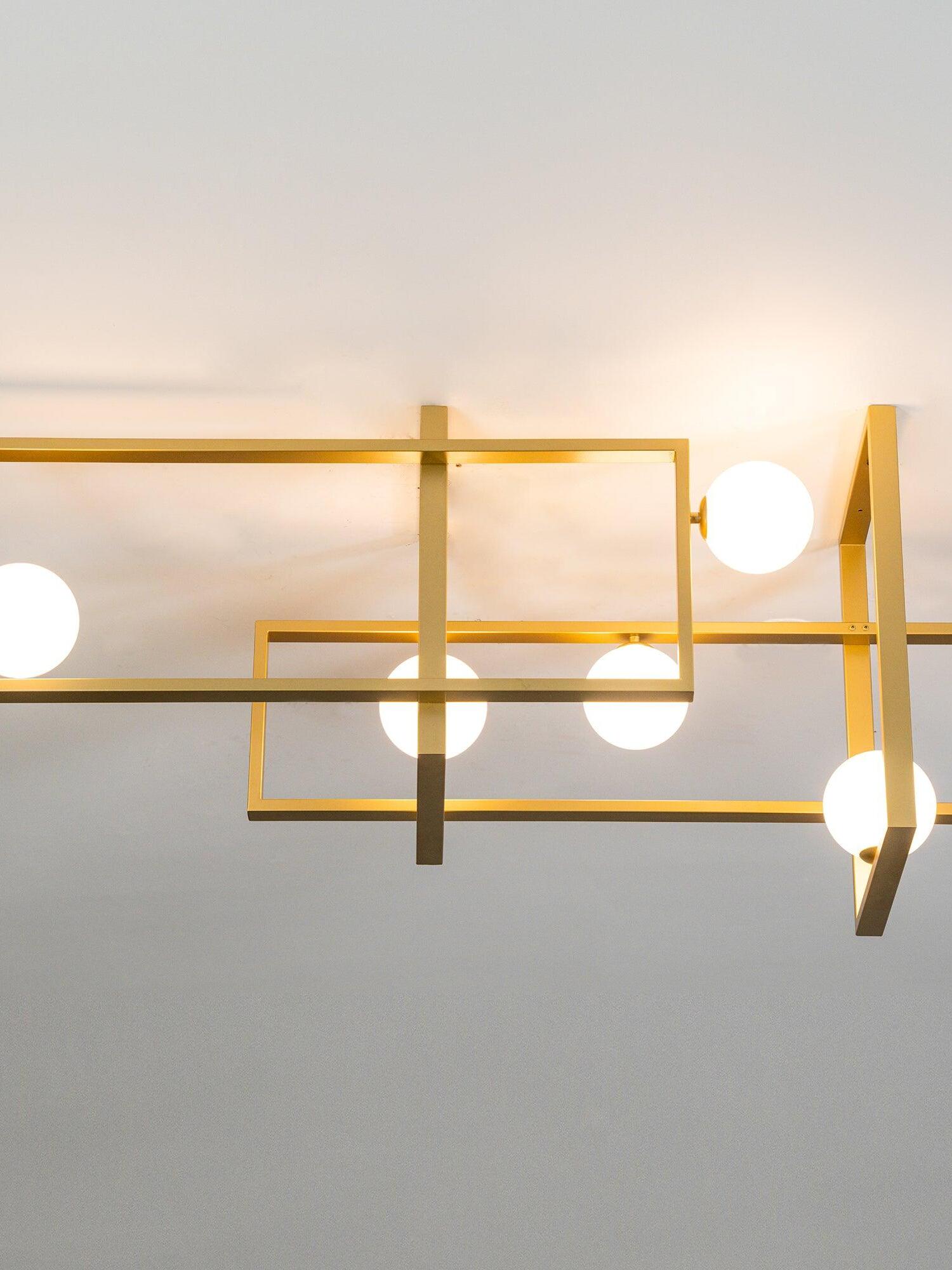 Mondrian Glass Ceiling Light - Cueteks