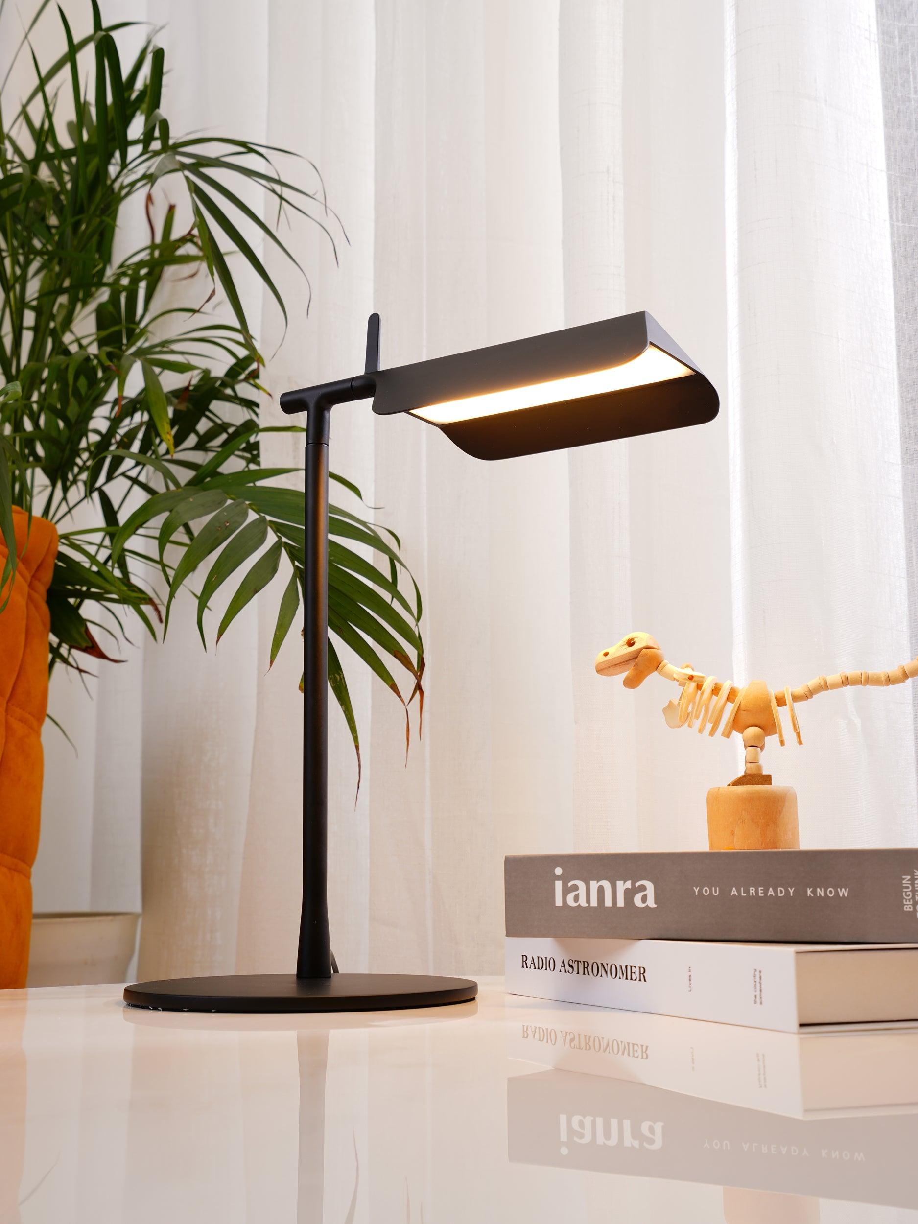 Modern Metal Tab Table Lamp For Studies - Cueteks
