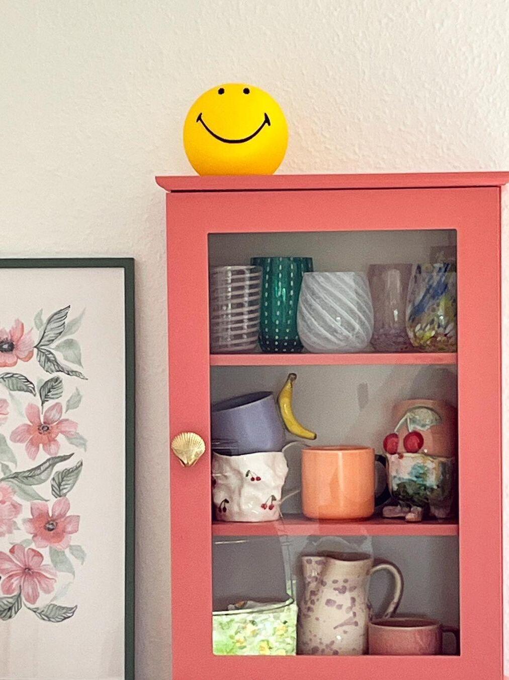 Smiling Decorative Rechargeable Table Lamp - Cueteks