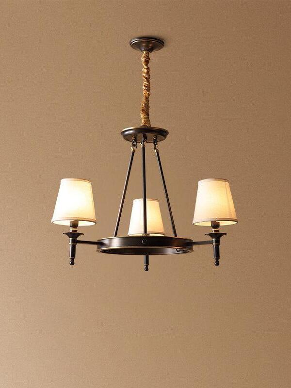 Antique Brass Chandelier - Cueteks