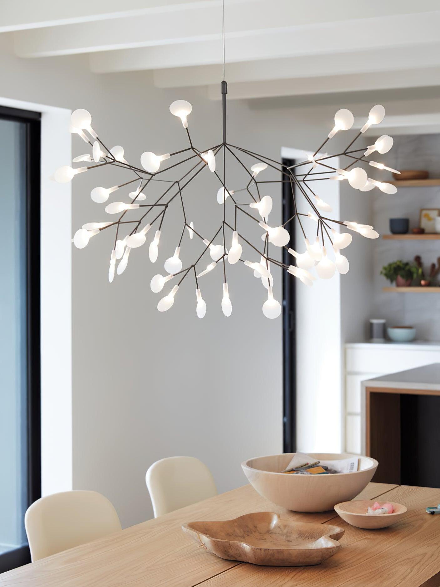Black Heracleum Chandelier - Cueteks