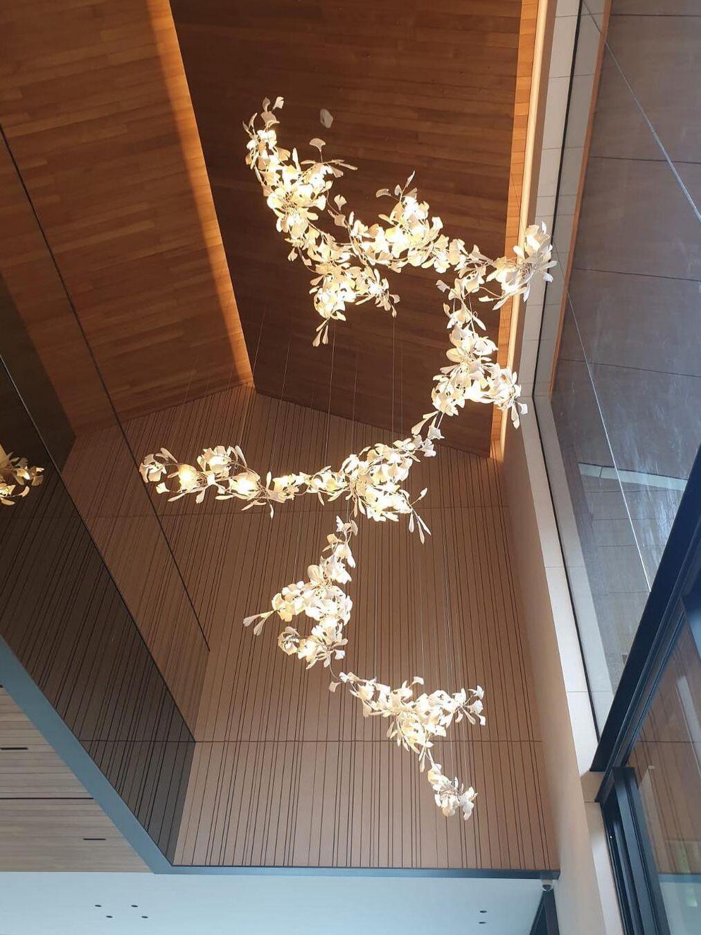 Gingko Chandelier F - Cueteks