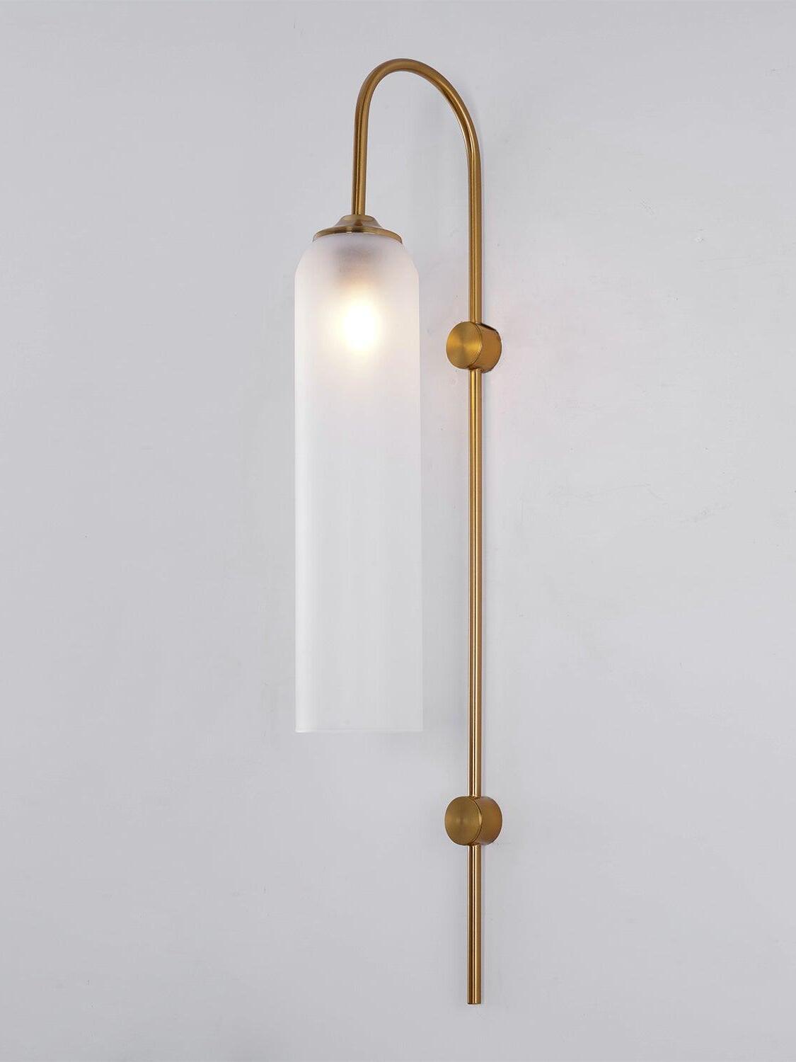 Frosted white glass option with Gold hardware