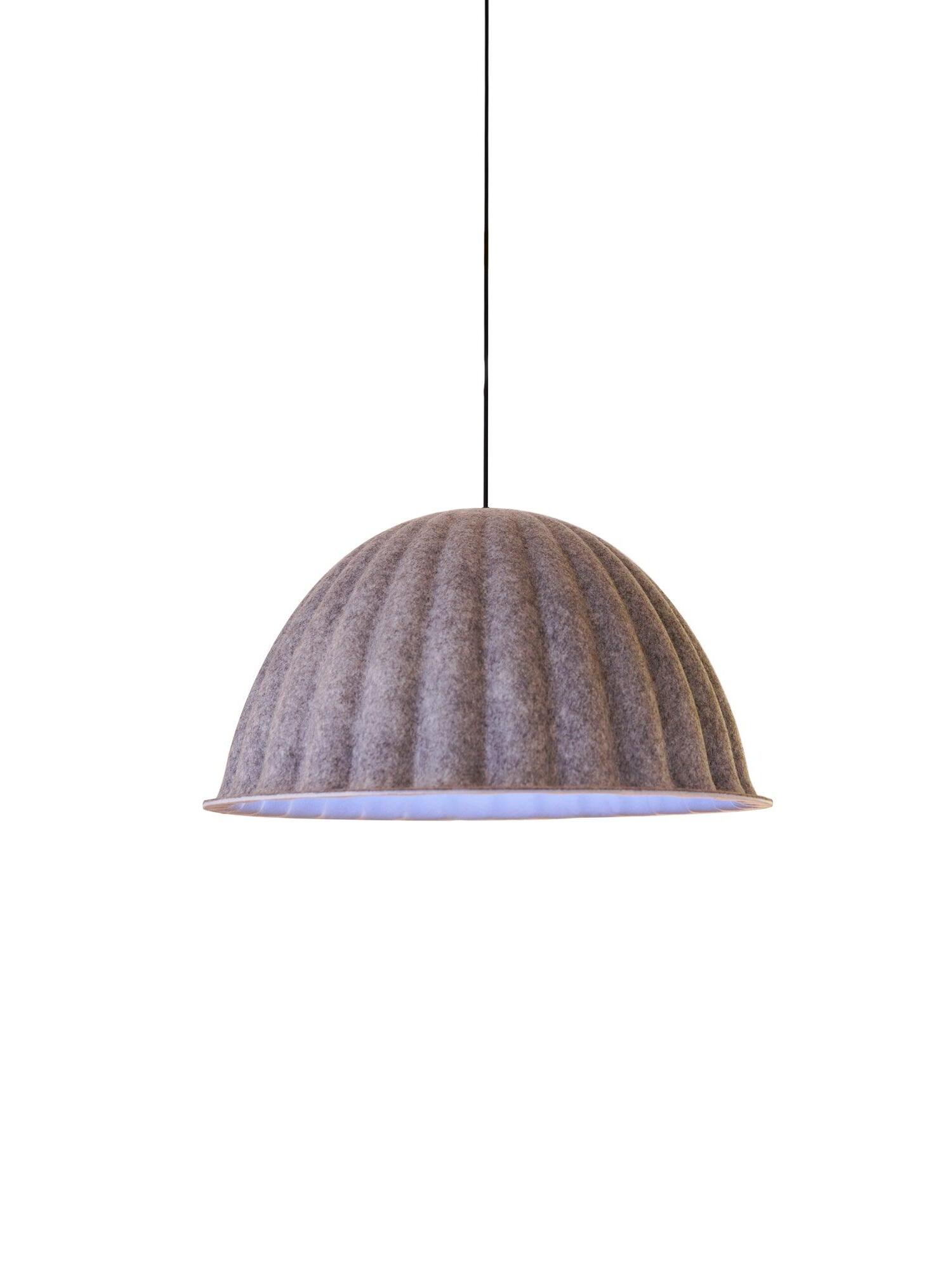 Modern Under The Bell Ribbed Pendant Lamp - Cueteks