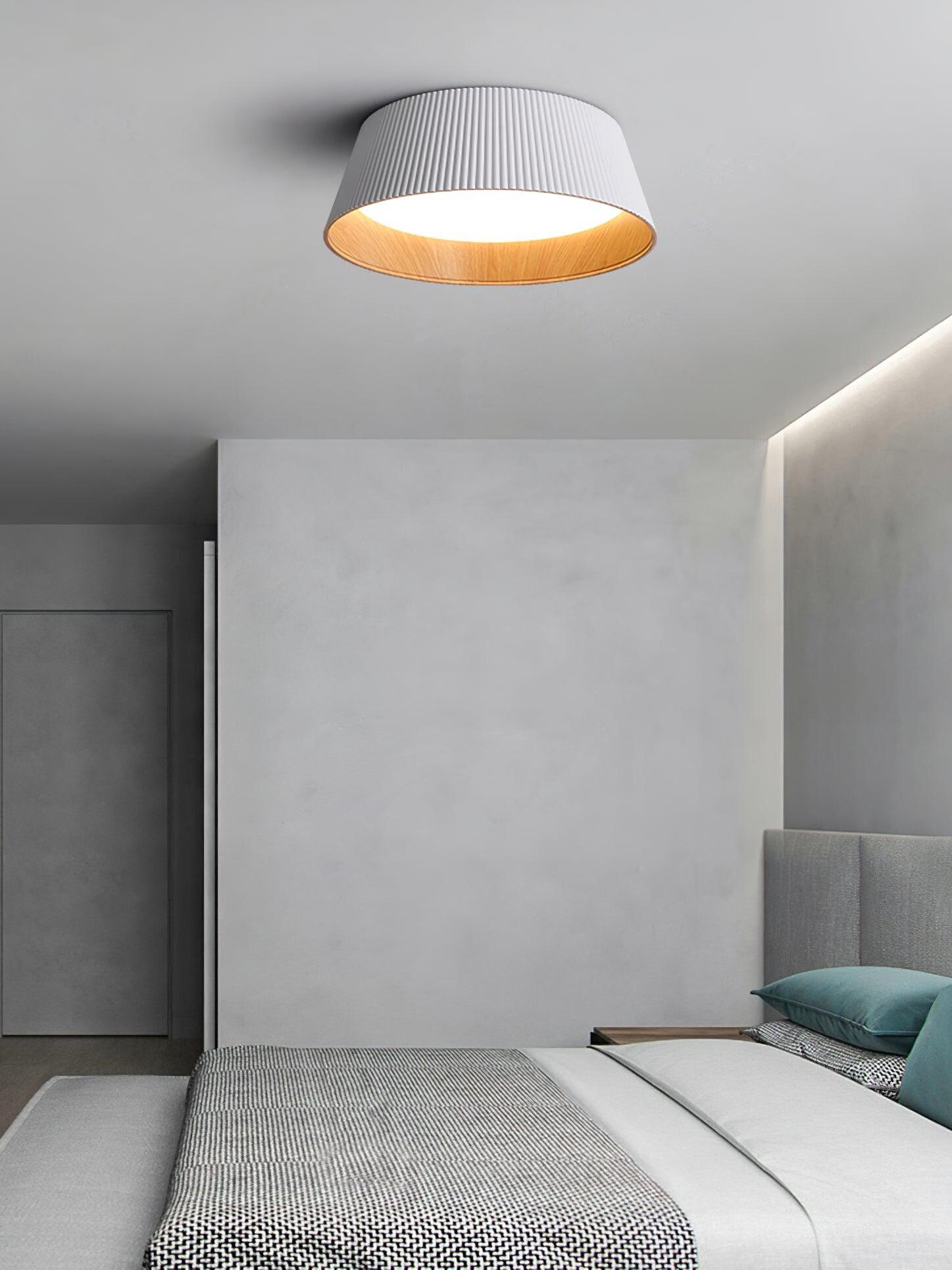 Modern Ribbed Ceiling Light - Cueteks