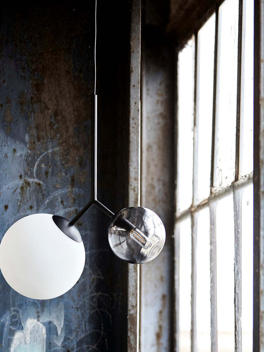Glass Twice Pendant Lamp for Modern Interiors - Cueteks