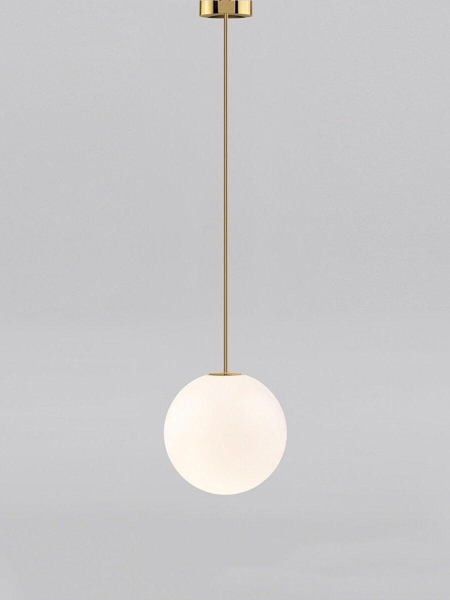Modern Architectural Opal Glass Pendant Light - Cueteks