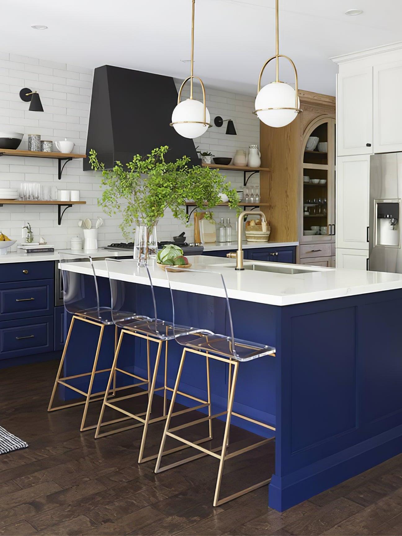 Modern Somerset Opal Glass Ball Pendant Light - Cueteks