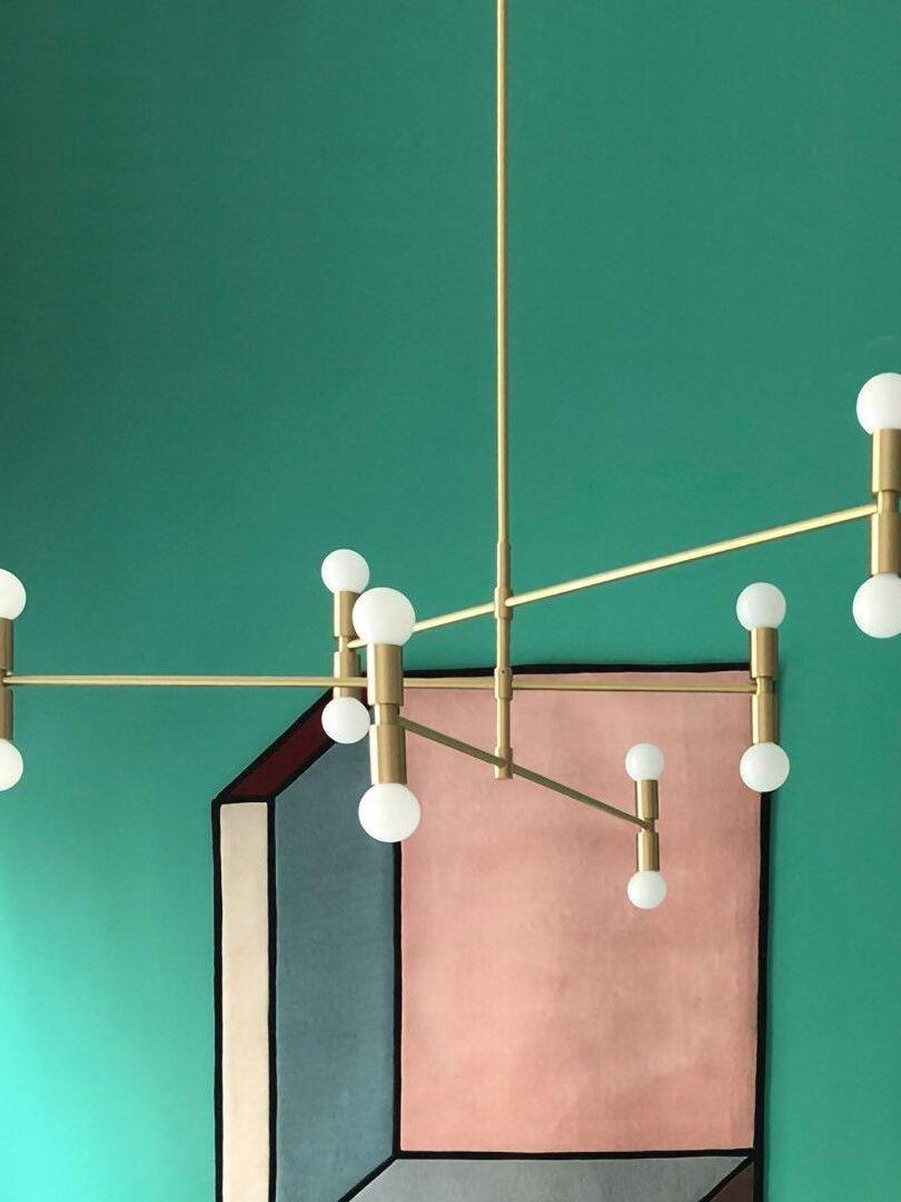 Industrial Atomium Multi Heads Chandelier - Cueteks
