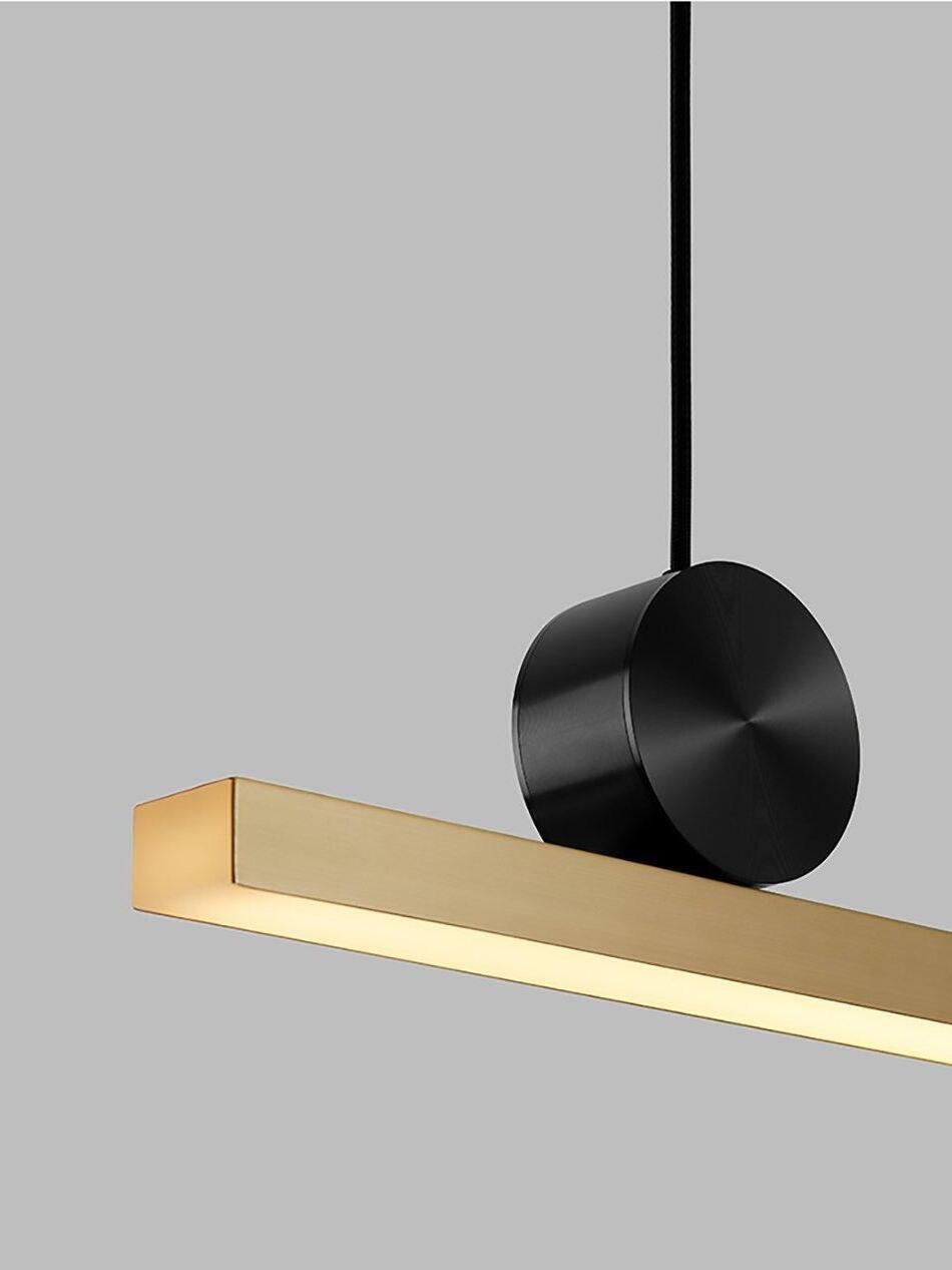 Underside light strip beneath Black disc