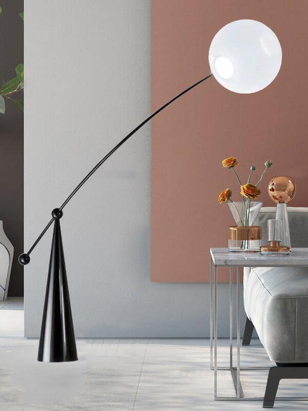Opal Arc Floor Lamp - Cueteks