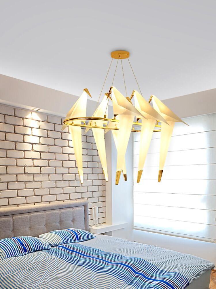 Perching Bird Chandelier - Cueteks