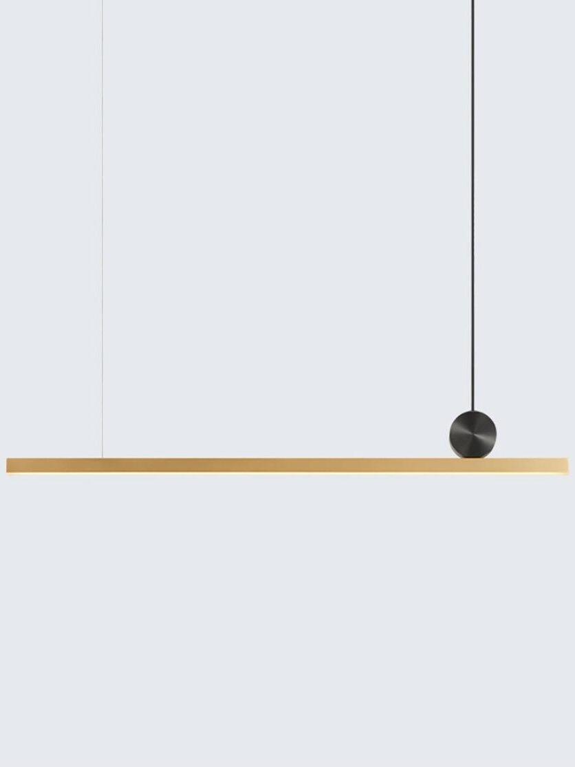 Front view of Cale bar and offset disc