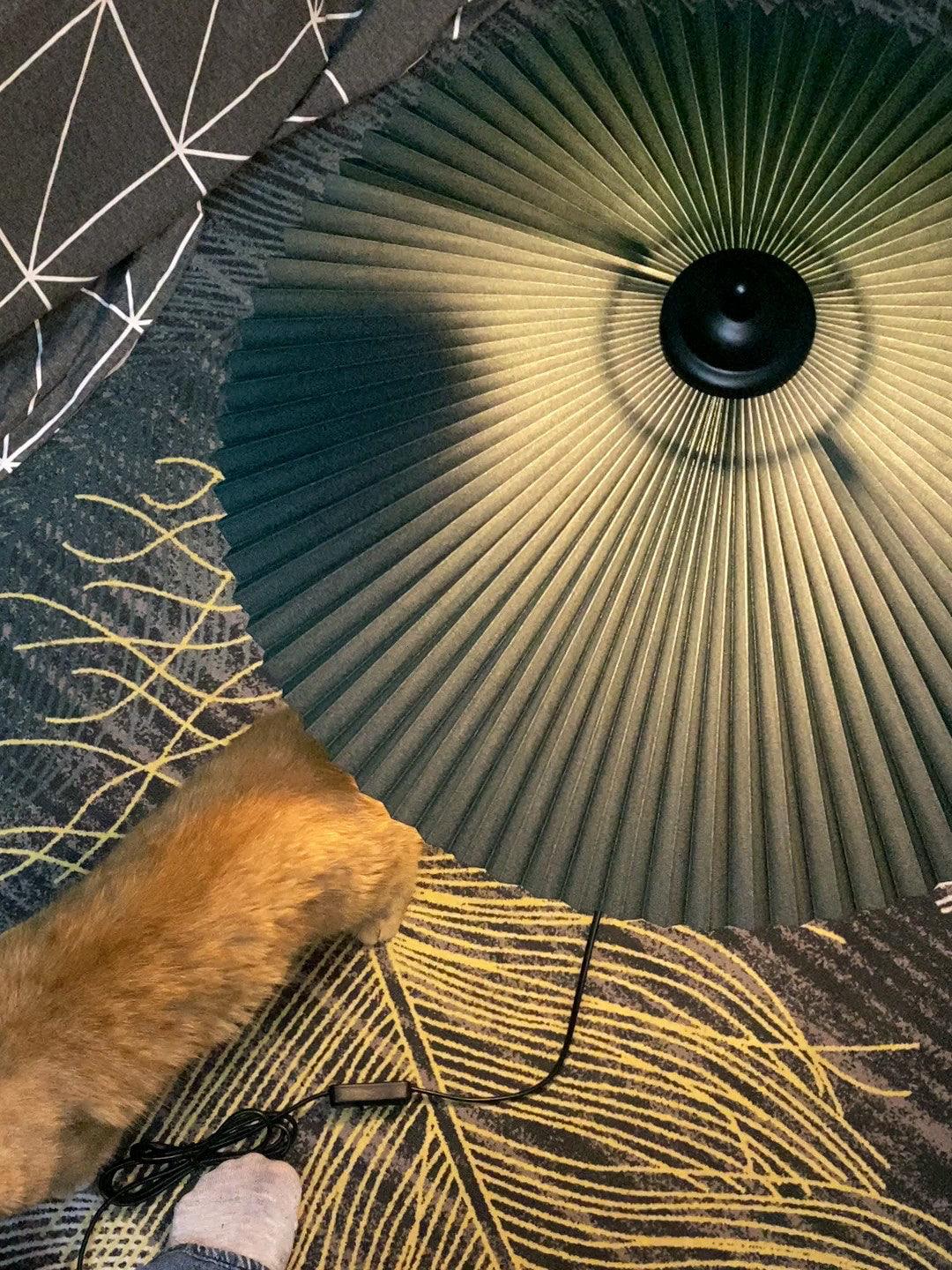 Pleated Hat Table Lamp - Cueteks