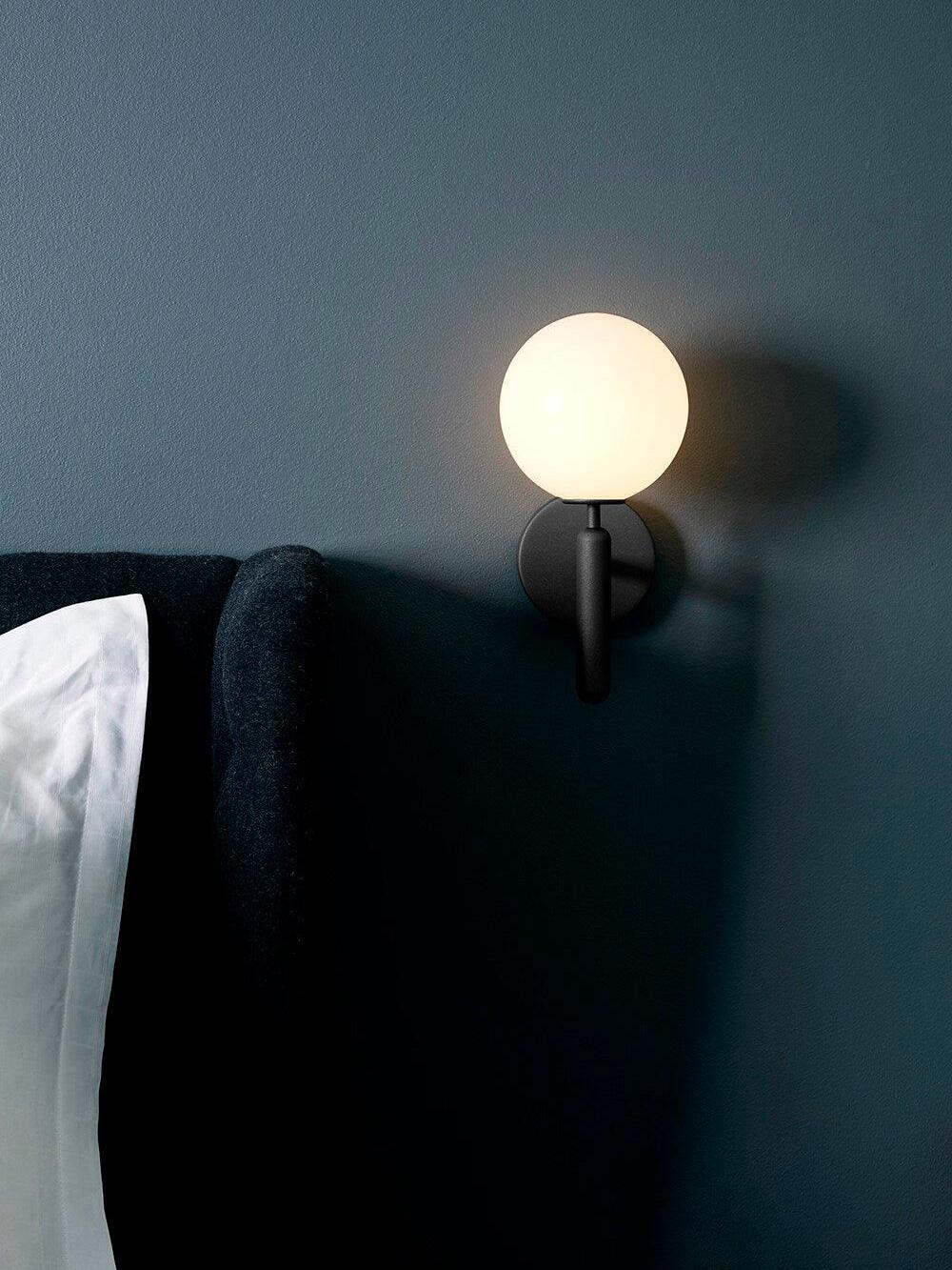 Luxury Miira Glass Ball Bedroom Wall Light - Cueteks