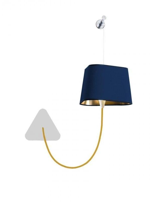 White+Blue variant with blue shade and yellow cord