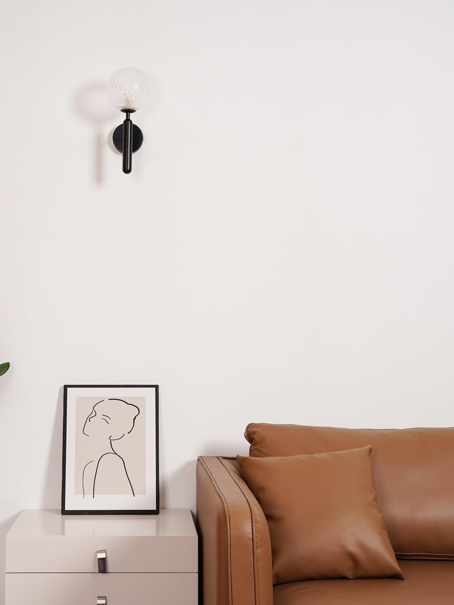 Luxury Miira Glass Ball Bedroom Wall Light - Cueteks