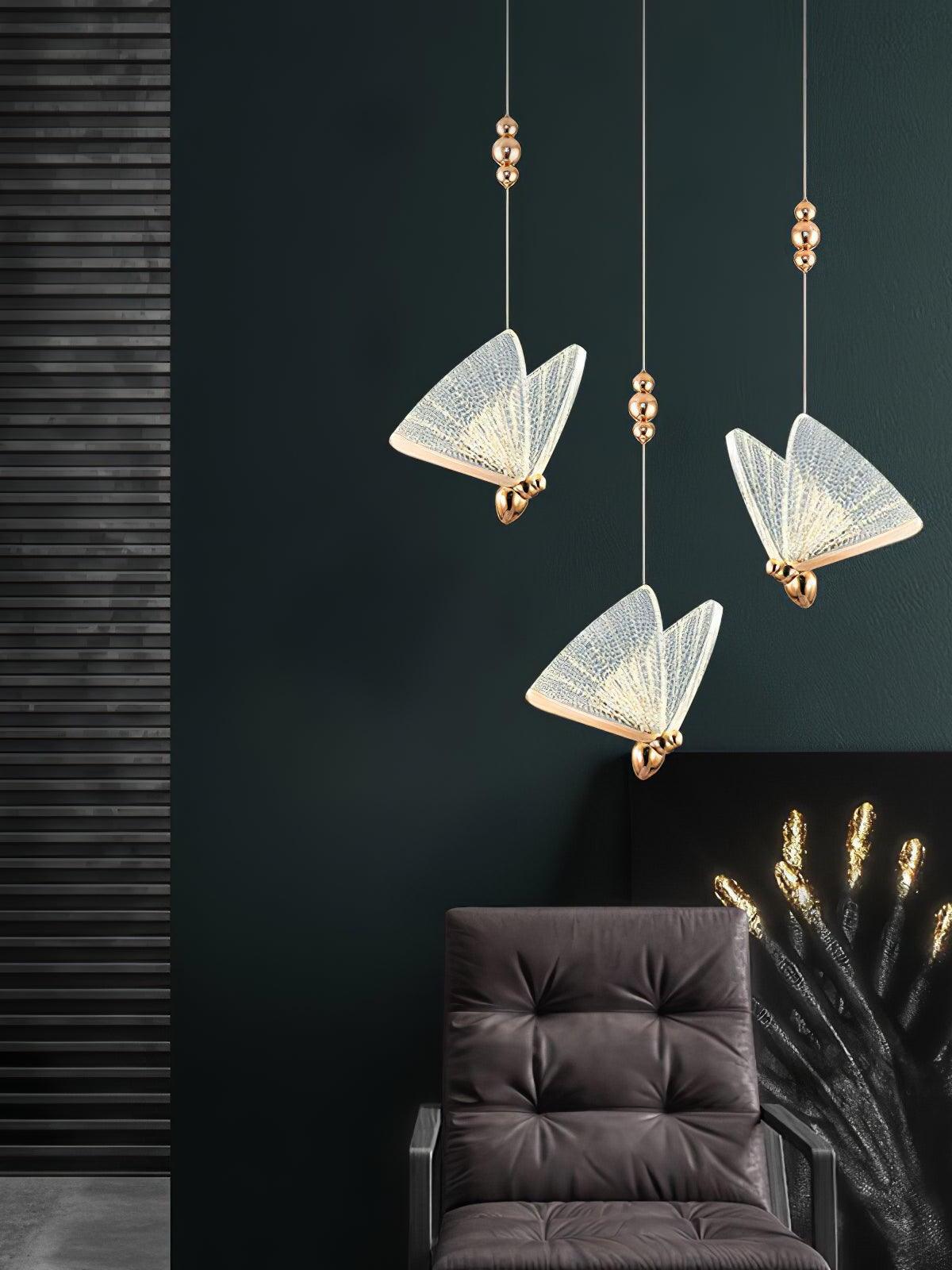 Butterfly Pendant Light - Cueteks
