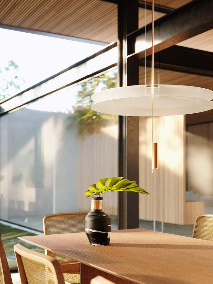 Stylish Metal Flamingo Chandelier for Living Room - Cueteks