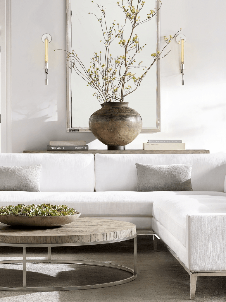 Retro Brass Fontanelle Glass Wall Lamp For Bedroom - Cueteks