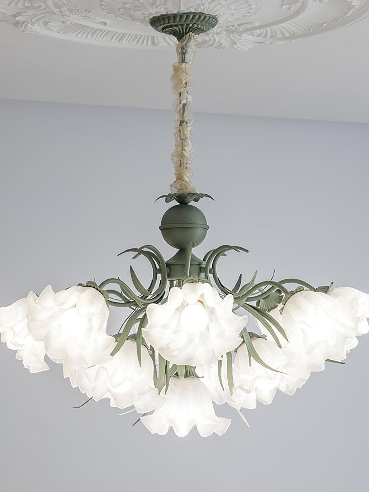 Lily of the Valley Flower Chandelier - Cueteks