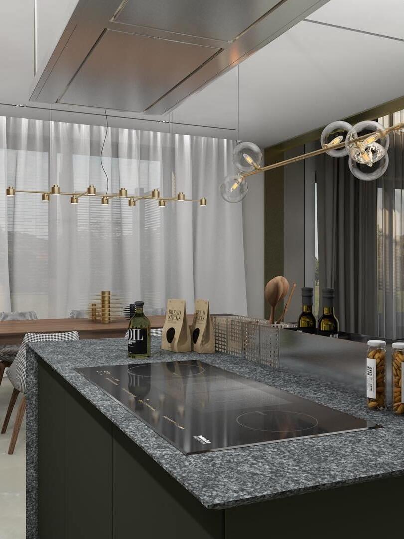Linear Air 73 Glass Ball Pendant Lamp - Cueteks