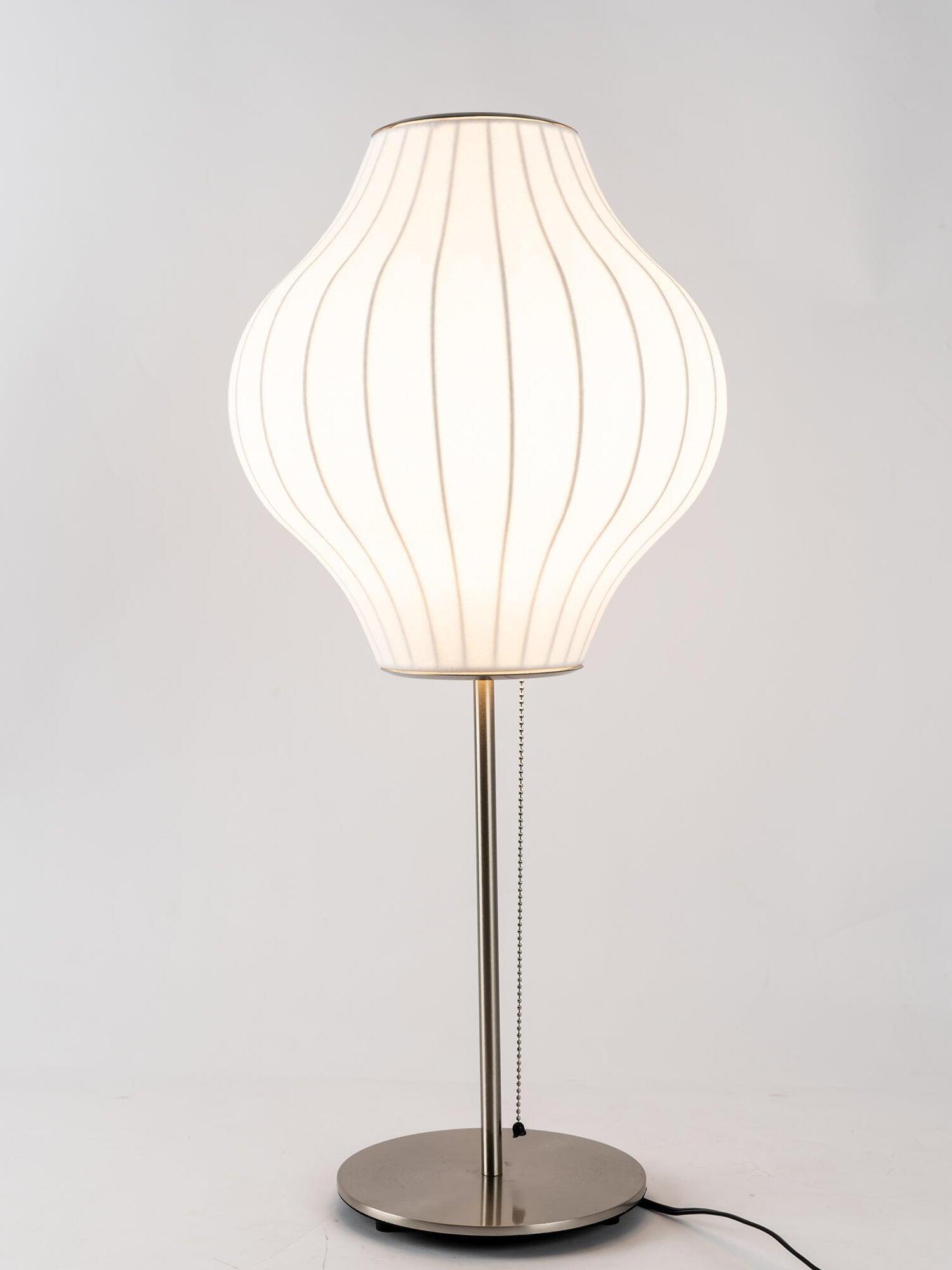 White Nelson Ball Shape Tripod Table Lamp - Cueteks
