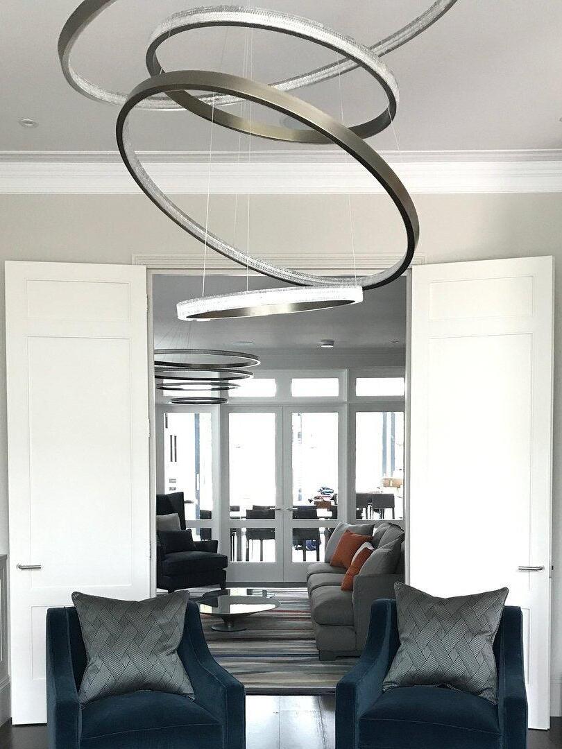 Black Aura Chandeliers - Cueteks