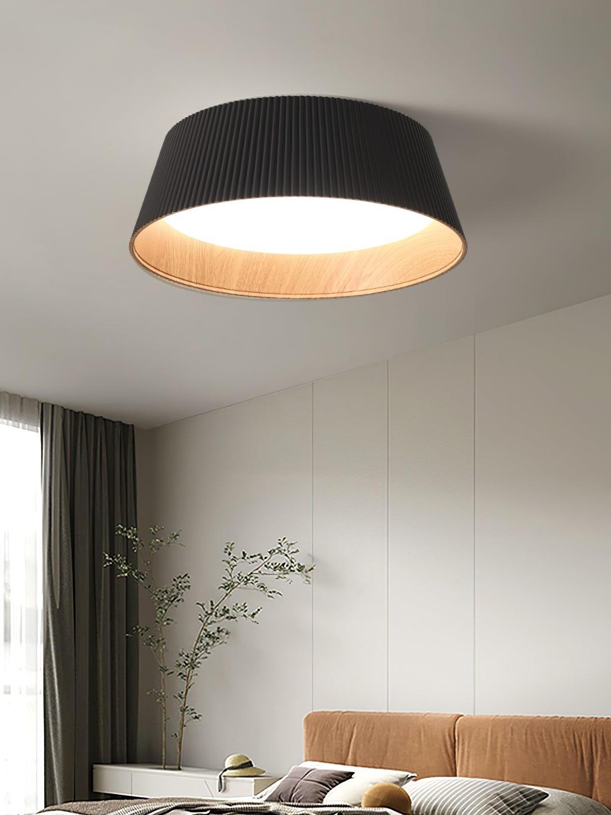 Modern Ribbed Ceiling Light - Cueteks