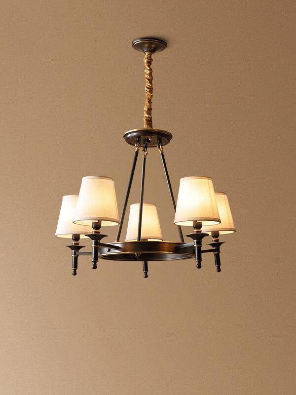 Antique Brass Chandelier - Cueteks