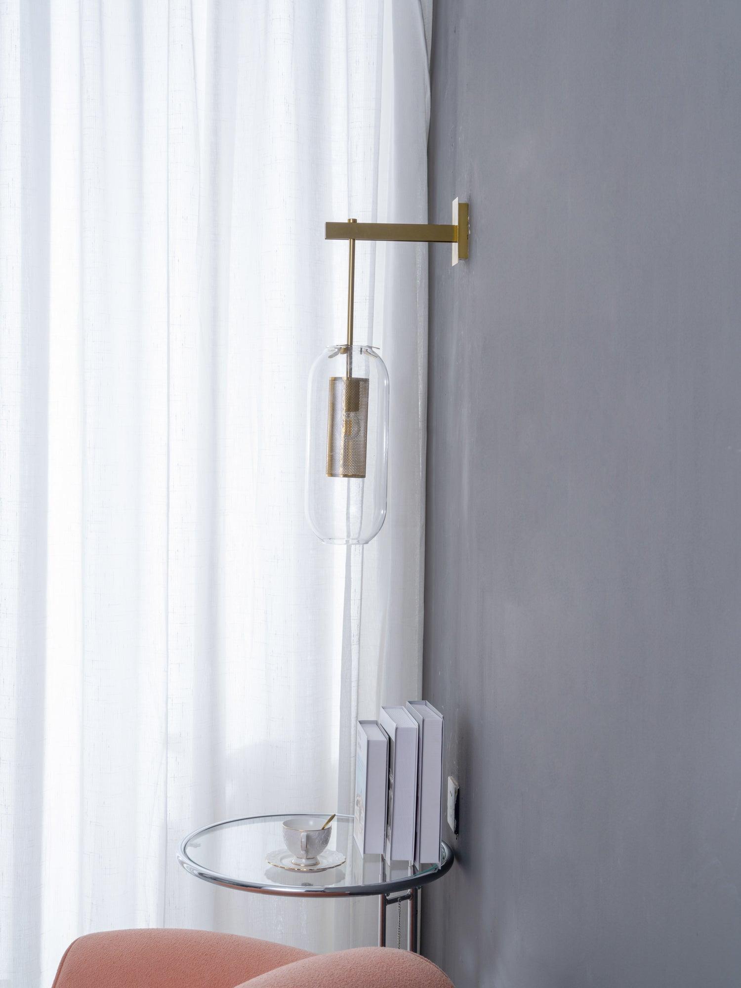 Middle Ages Vadim Glass Lantern Wall Lamp - Cueteks