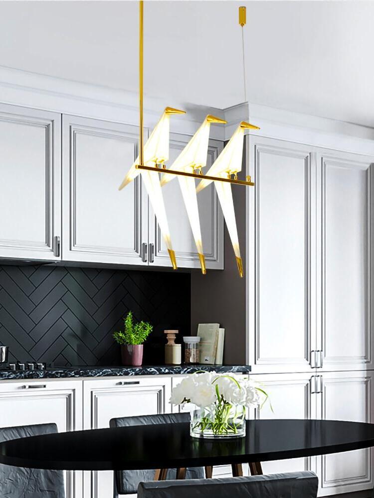 Perching Bird Chandelier - Cueteks
