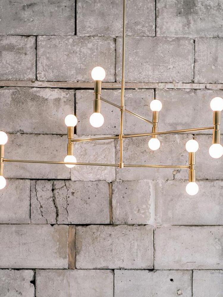 Industrial Atomium Multi Heads Chandelier - Cueteks