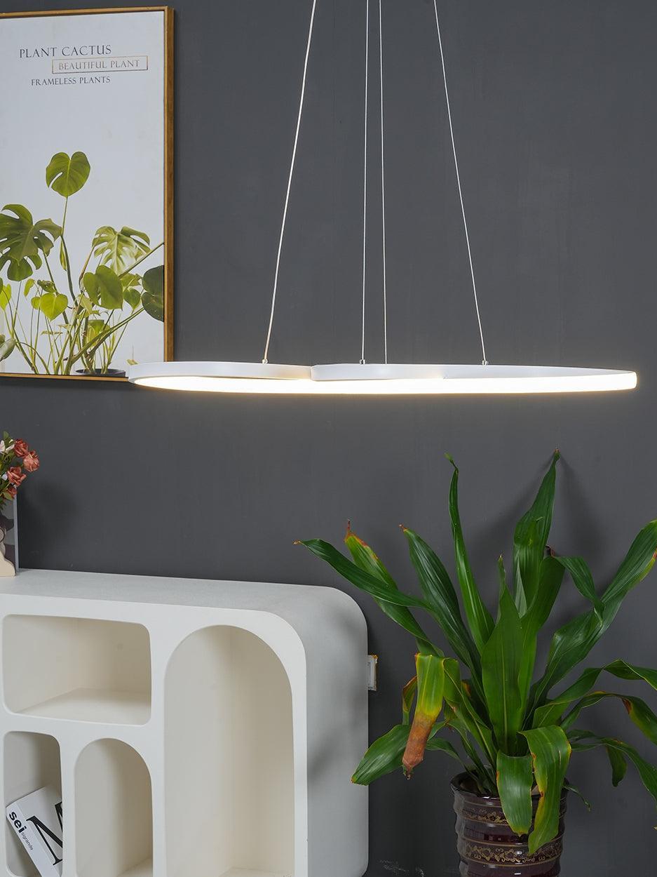 Modern Wavy Line Note Acrylic Pendant Lamp - Cueteks
