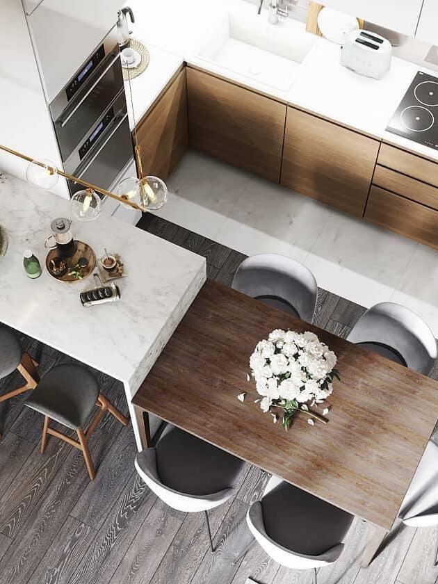Linear Air 73 Glass Ball Pendant Lamp - Cueteks
