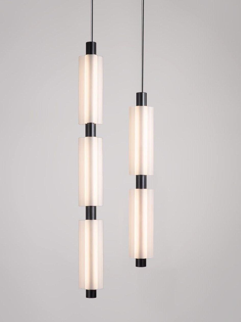 Modern Metal Metropol Linear Pendant Lamp - Cueteks