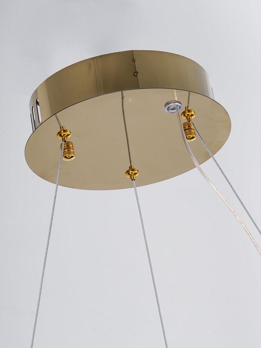 Decorative Ring Crystal Island Chandelier - Cueteks