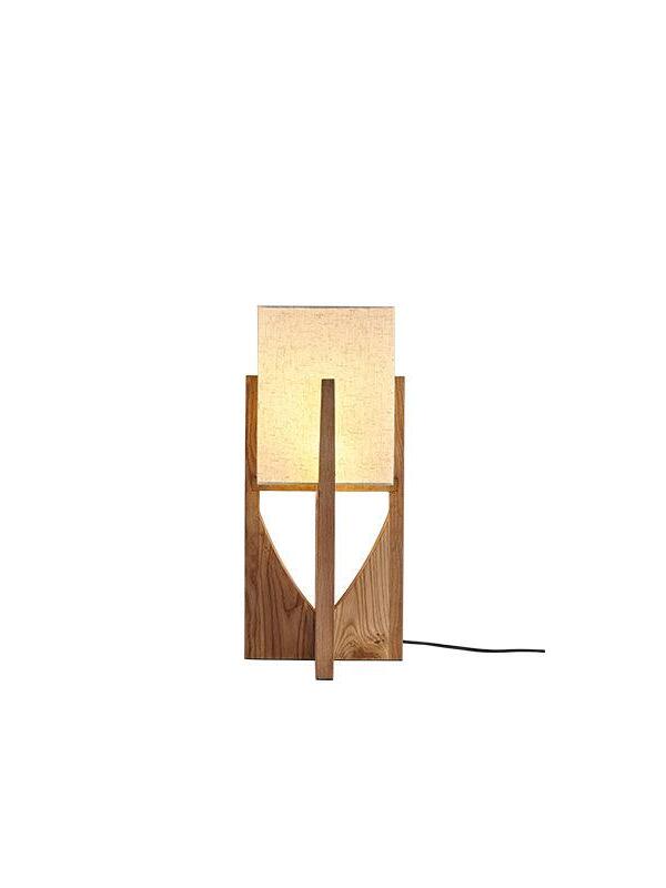 Fairbanks 52 cm Walnut wood lamp