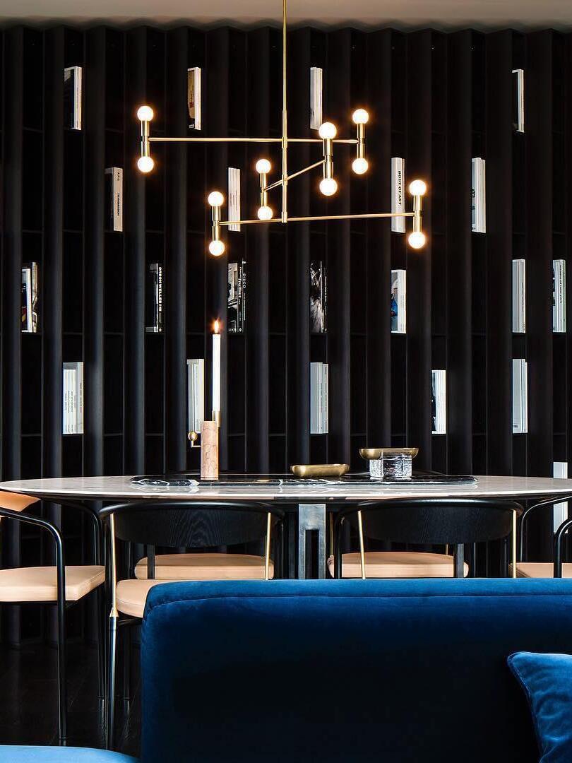 Industrial Atomium Multi Heads Chandelier - Cueteks