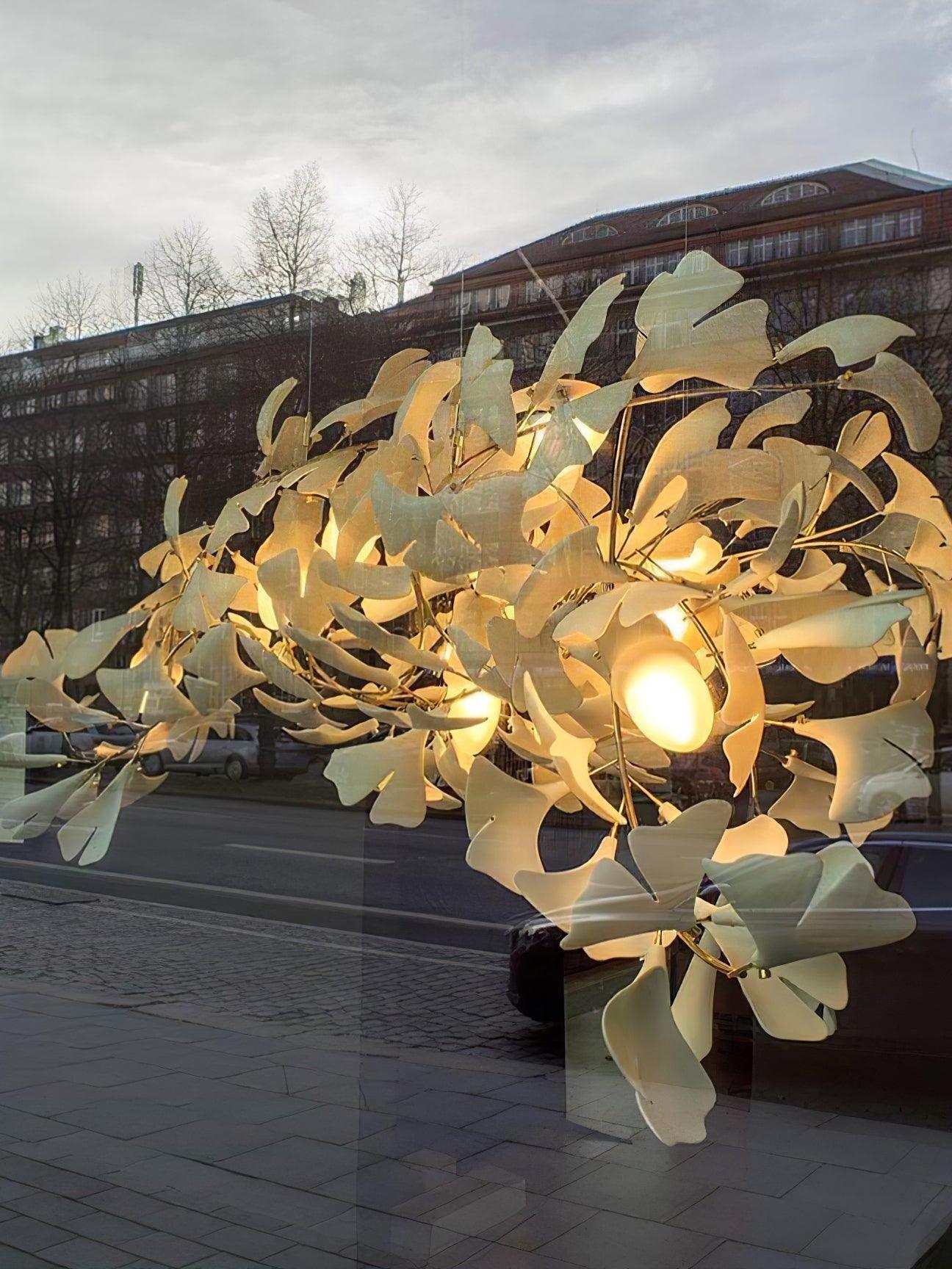 Creative Ceramics Gingko Flower Chandelier G - Cueteks