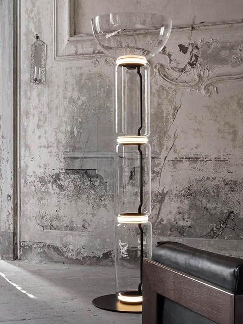 Exquisite Noctambule Metal Table & Floor Lamp - Cueteks