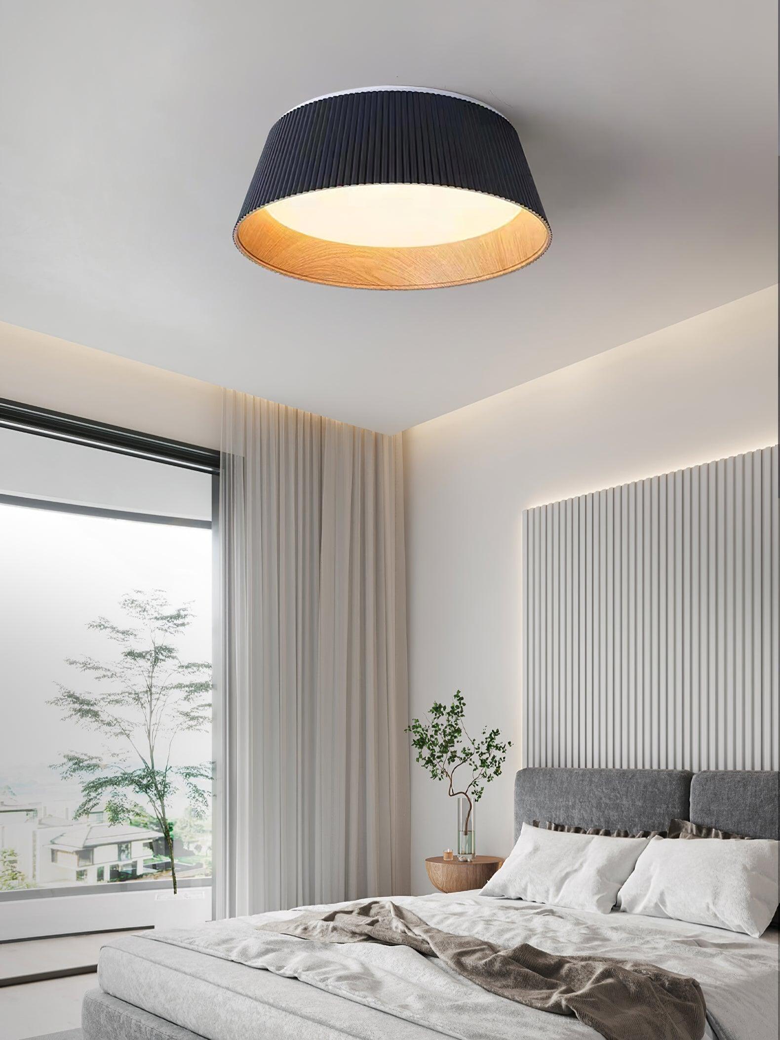 Modern Ribbed Ceiling Light - Cueteks