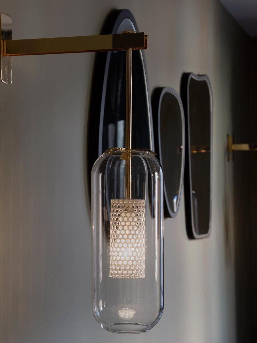 Middle Ages Vadim Glass Lantern Wall Lamp - Cueteks