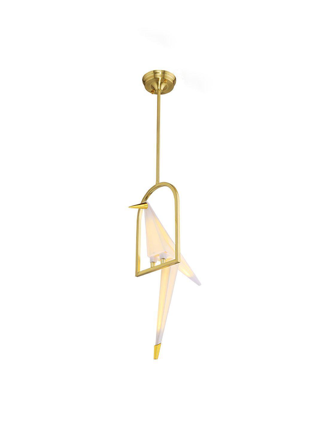 Perching Bird Chandelier - Cueteks